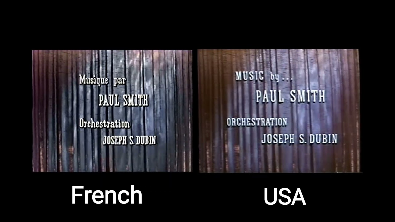 20,000 Leagues Under The Sea, French Vhs Titles Vs USA Vhs Titles