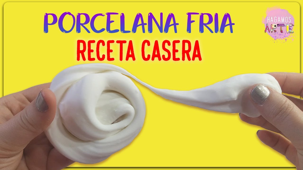 COMO HACER PORCELANA FRIA CASERA-porcelana fría FACIL Y CON POCOS  MATERIALES-RECETA PORCELANA FRIA- - YouTube