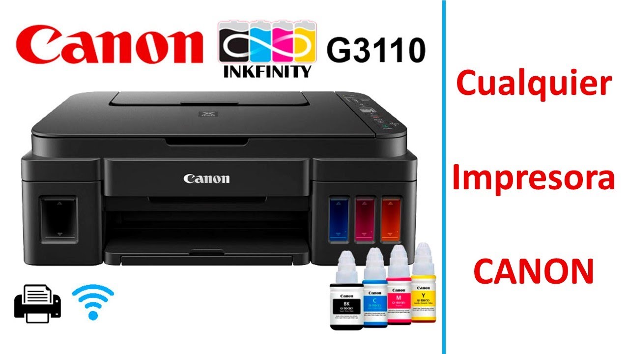 📲CANON pixma G3110 🖨 TEST de velocidad 🖨 CALIDAD de color📱 2021 -  YouTube
