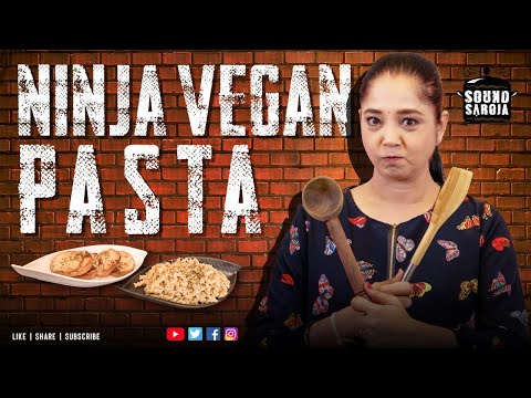 Creamy Vegan Pasta with Garlic Bread Recipe | WhiteSauce Pasta Without Cheese in Tamil |#SoundSaroja