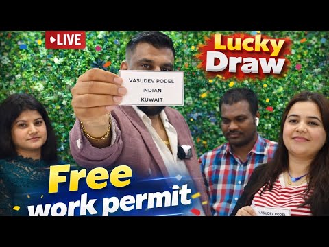 Live Lukcy Draw - Free Europe Work Permit - 14 March 2026 !! कौन जीता फ्री यूरोप वर्क परमिट