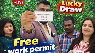 Live Lukcy Draw - Free Europe Work Permit - 14 March 2026 !! कौन जीता फ्री यूरोप वर्क परमिट