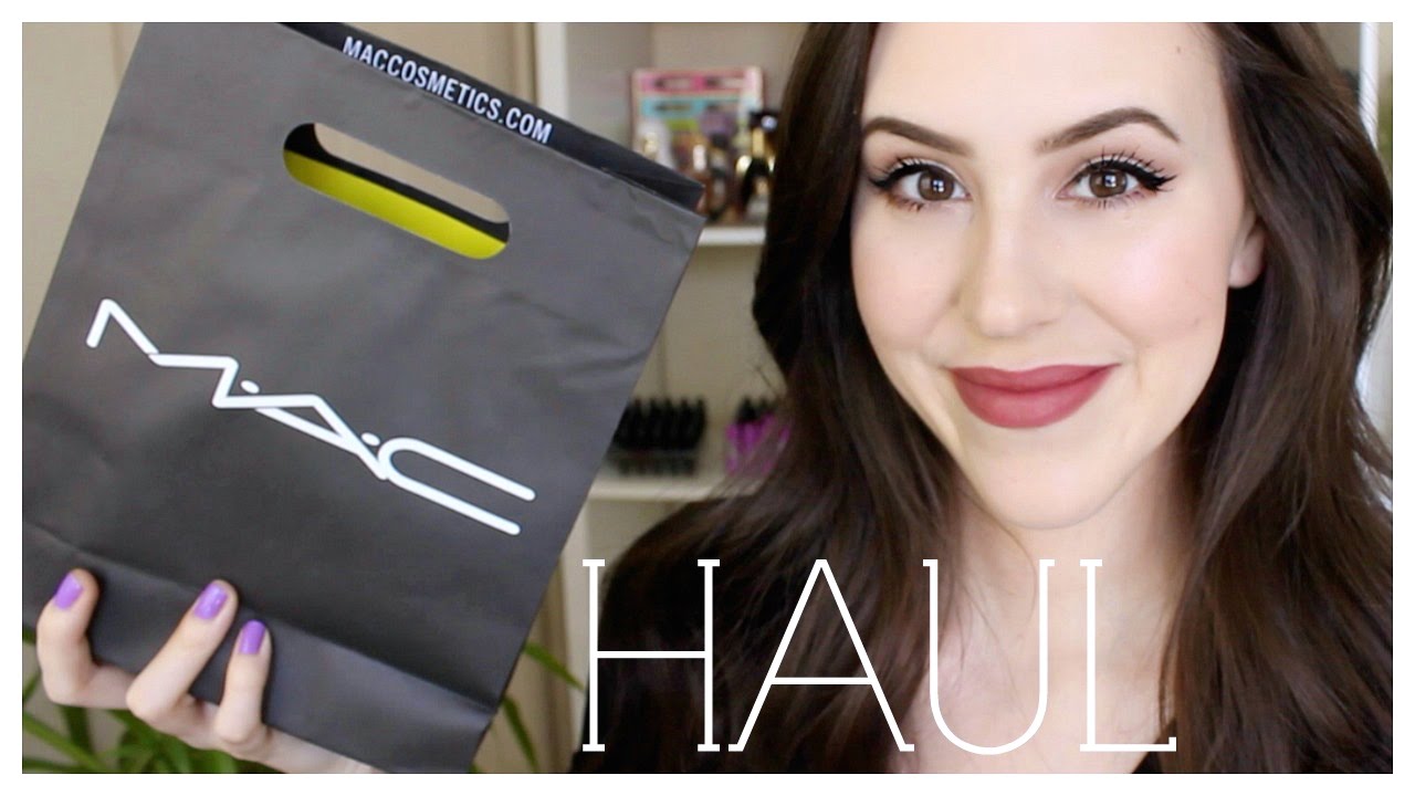 Mac Makeup Haul 2015 Beauty With Emily Fox YouTube