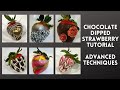 Chocolate Dipped Strawberries Tutorial - ADVANCED TECHNIQUES