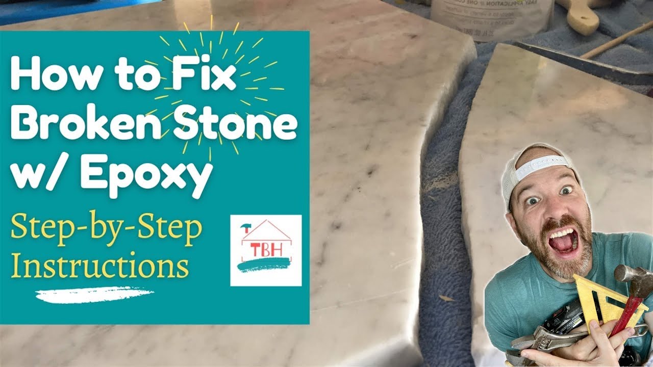 🍒 **Epoxy Glue Review** How Strong Is This? Can It Fix a Broken Marble or  Stone Slab? 