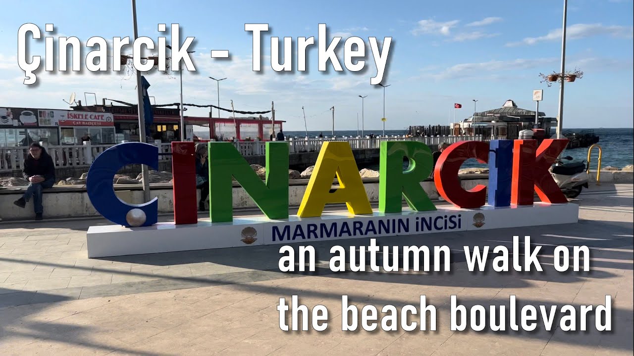 Çinarcik - Türkei - ein Herbstspaziergang auf dem Strandboulevard