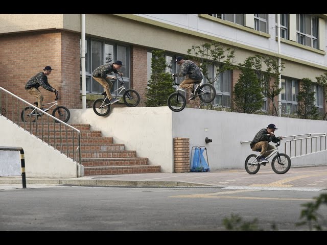 ⁣Seoul-searching for BMX street spots in South Korea