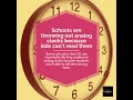 Schools are throwing out analog clocks because kids can&#39;t read them