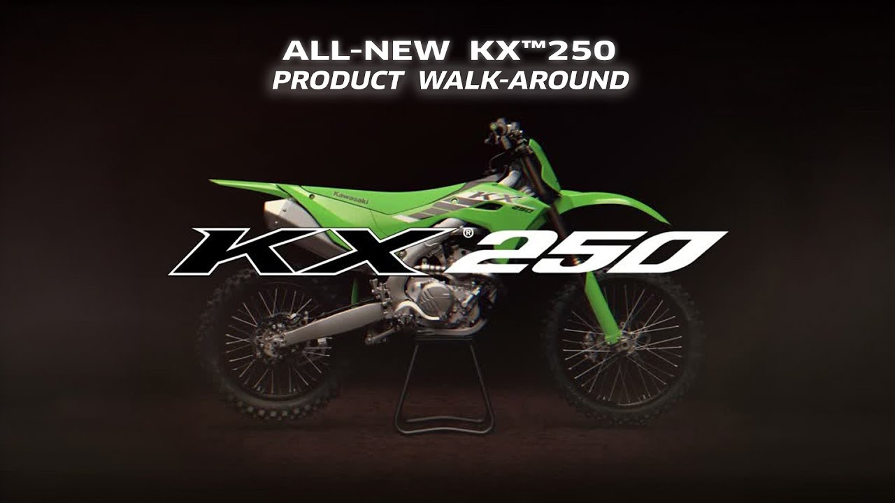 All-New 2025 Kawasaki KX250 | Product Walk-Around - YouTube