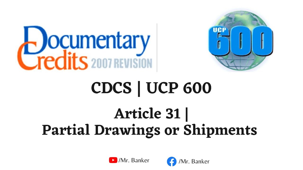 𝐂𝐃𝐂𝐒 | 𝐔𝐂𝐏 𝟔𝟎𝟎 | 𝐀𝐫𝐭𝐢𝐜𝐥𝐞 𝟑𝟏 | 𝐏𝐚𝐫𝐭𝐢𝐚𝐥 𝐃𝐫𝐚𝐰𝐢𝐧𝐠𝐬 𝐨𝐫 𝐒𝐡𝐢𝐩𝐦𝐞𝐧𝐭𝐬 | 𝐔𝐂𝐏 𝟔𝟎𝟎 𝐢𝐧 𝐁𝐞𝐧𝐠𝐚𝐥𝐢 | বাংলায় 𝐔𝐂𝐏 𝟔𝟎𝟎