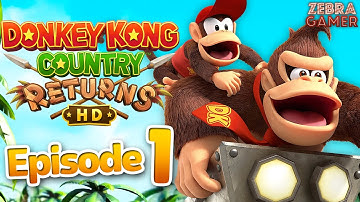DK is Back! - Donkey Kong Country Returns HD Gameplay Walkthrough Part 1 - World 1 Jungle!