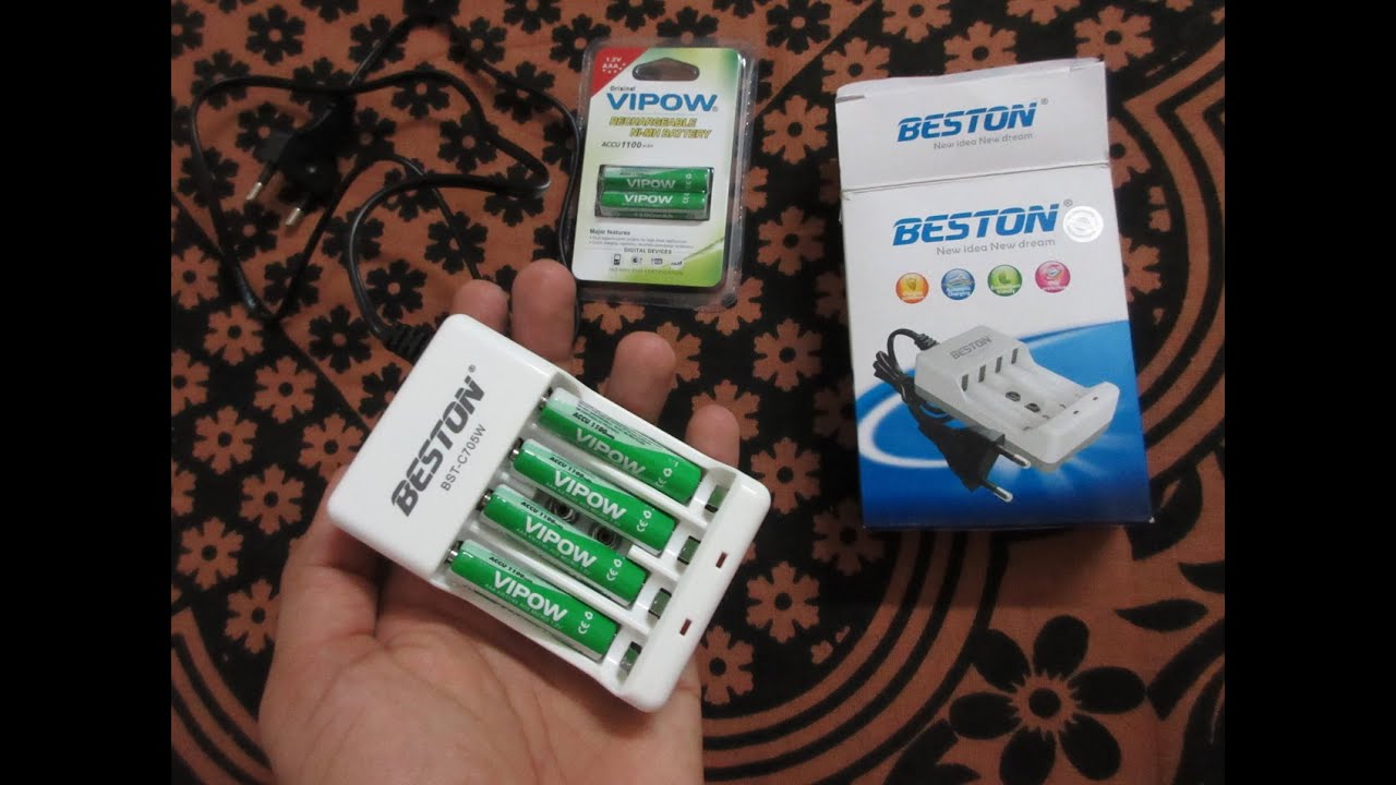 Unboxing new Beston Battery Charger For AA/AAA Review YouTube