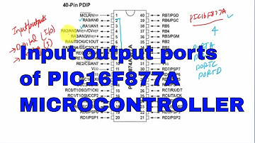 how to use input output ports of pic microcontroller