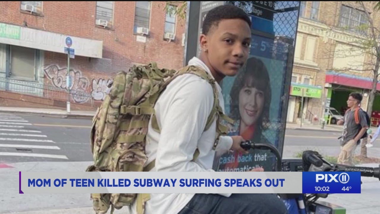 Mom of NYC teen killed subway surfing speaks out - YouTube