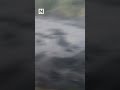 Flash floods have hit Nepal again, sweeping away homes and bridges along the Budhi Gandaki river.