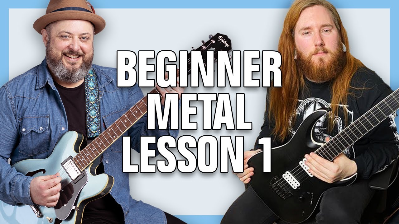 Beginner Metal Guitar Lesson 1 - Tone And Technique Feat. @Jamie Slays