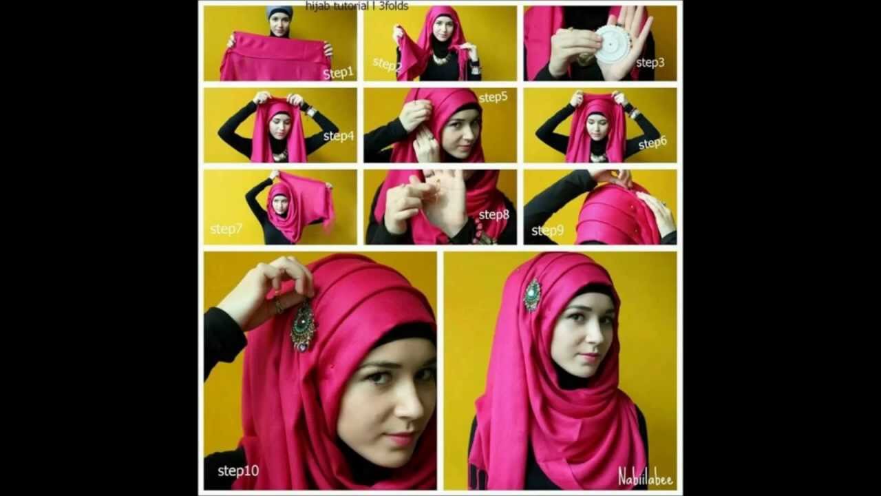 Hijab Tutorial طرق لبس الحجاب العصري - YouTube