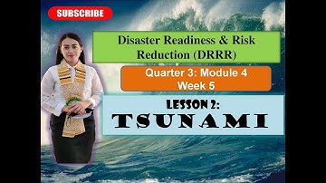 Disaster Readiness & Risk Reduction: Quarter 3: Module 4: Lesson 2: TSUNAMI