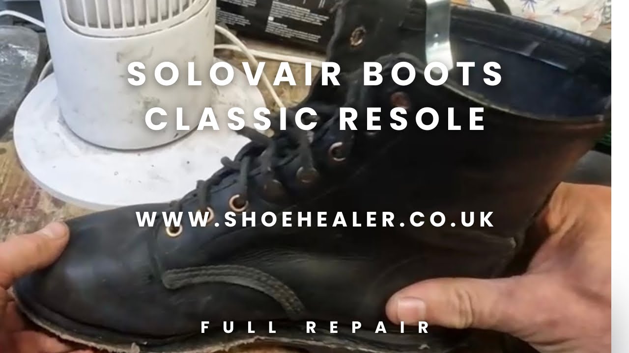 NPS Solovair Boots Classic Resole | Airwair Full Sole Repair