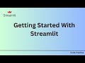 Getting Started with Streamlit in Python | Code Practice | AWS