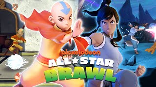 AANG AND KORRA SHOWCASE REACTIONS | NICKELODEON ALL STAR BRAWL