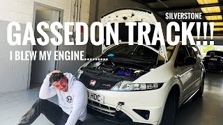 GASSED ON TRACK SILVERSTONE - I BLEW THE MOTOR ON PROJECT TI-R (TRACK TIME & FIRST DRIVE)