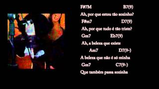 Video thumbnail of "Garota de Ipanema cifra chords"