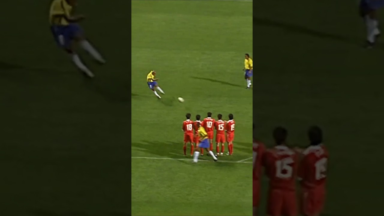 Roberto Carlos Rockets His Only World Cup Goal #shorts #robertocarlos #brazil