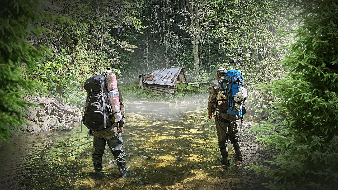 4 ДНЯ В ГЛУХОЙ ТАЙГЕ - ПОИСК ЗАТЕРЯННОЙ ИЗБЫ и РЫБАЛКА на ДИКИХ РЕЧКАХ