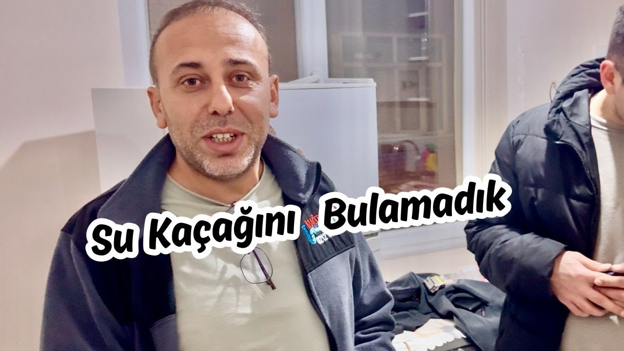 Su kaçağı tespitine gittik  evin su tesisatını değiştirdik
