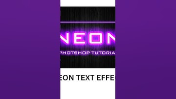 Neon Text effect #photoshop #neoneffect #videos  #typography Full tutorial in Related Video.
