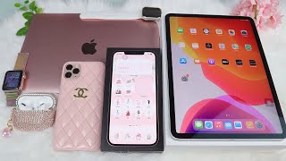 🎄VlogmasDay12: iPhone 12 Pro Max GOLD & iPad Pro 2020 Unboxing & How to Setup iphone from 11ProMax screenshot 5