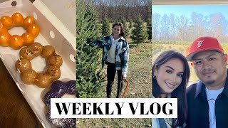 WEEKLY VLOG | Thanksgiving + Cutting Down Our Christmas Tree
