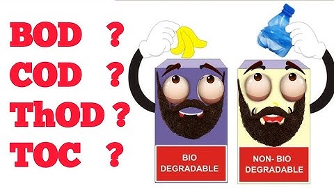 BOD / COD / ThOD / TOC in Easy Way