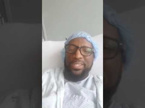 Rickey Smiley Shows His Hospital Room