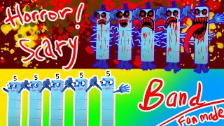 Numberblocks Band Group 5 5 5 5 5 As Horror Version