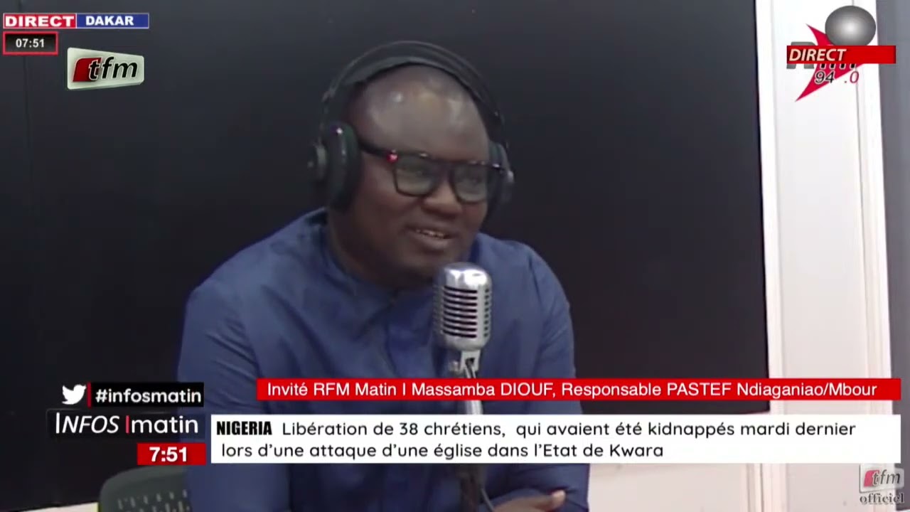 l´invite de la rfm matin | Massamba DIOUF, responsable PASTEF ndiaganiao/ Mbour - 24 novembre 2025