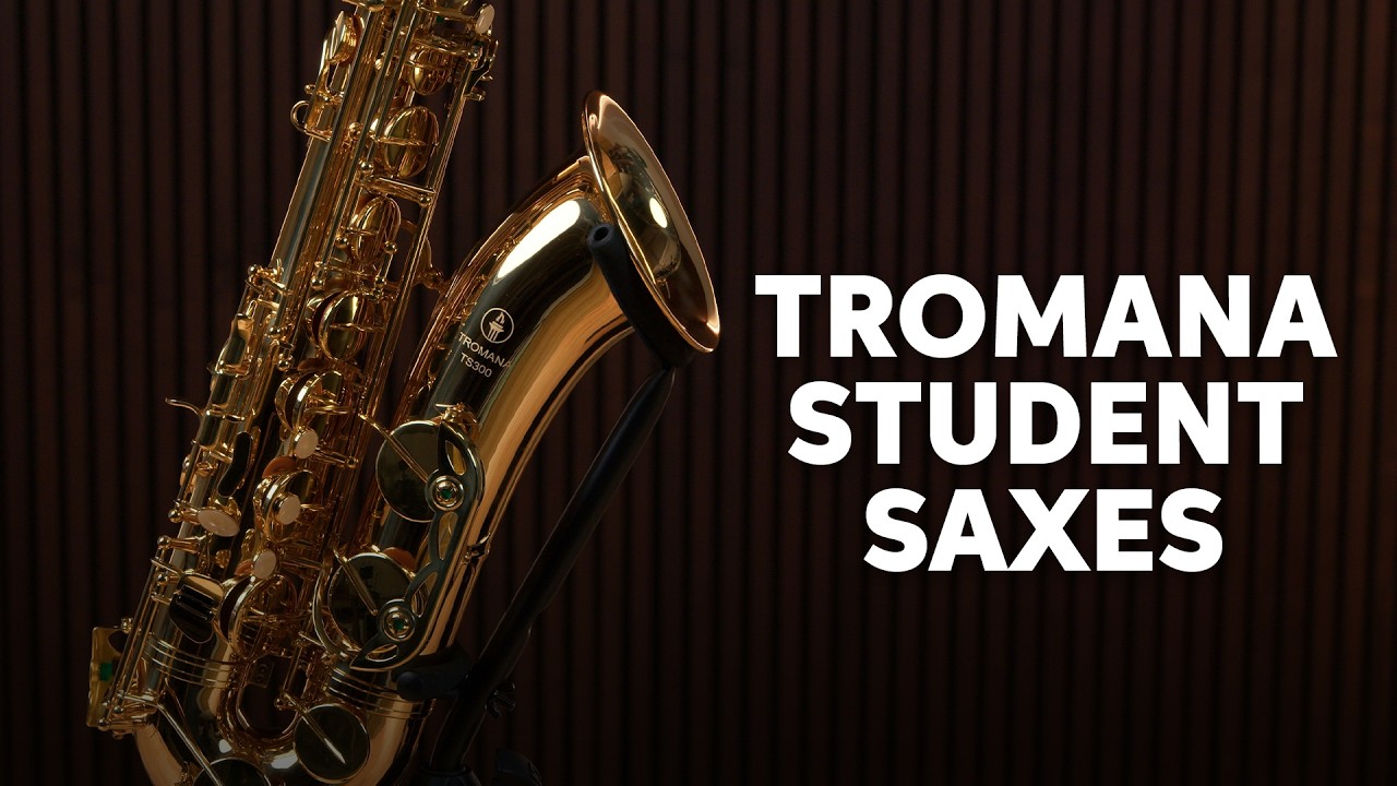 Tromana TS300 Student Tenor Saxophone - Clear Lacquer | Sweetwater