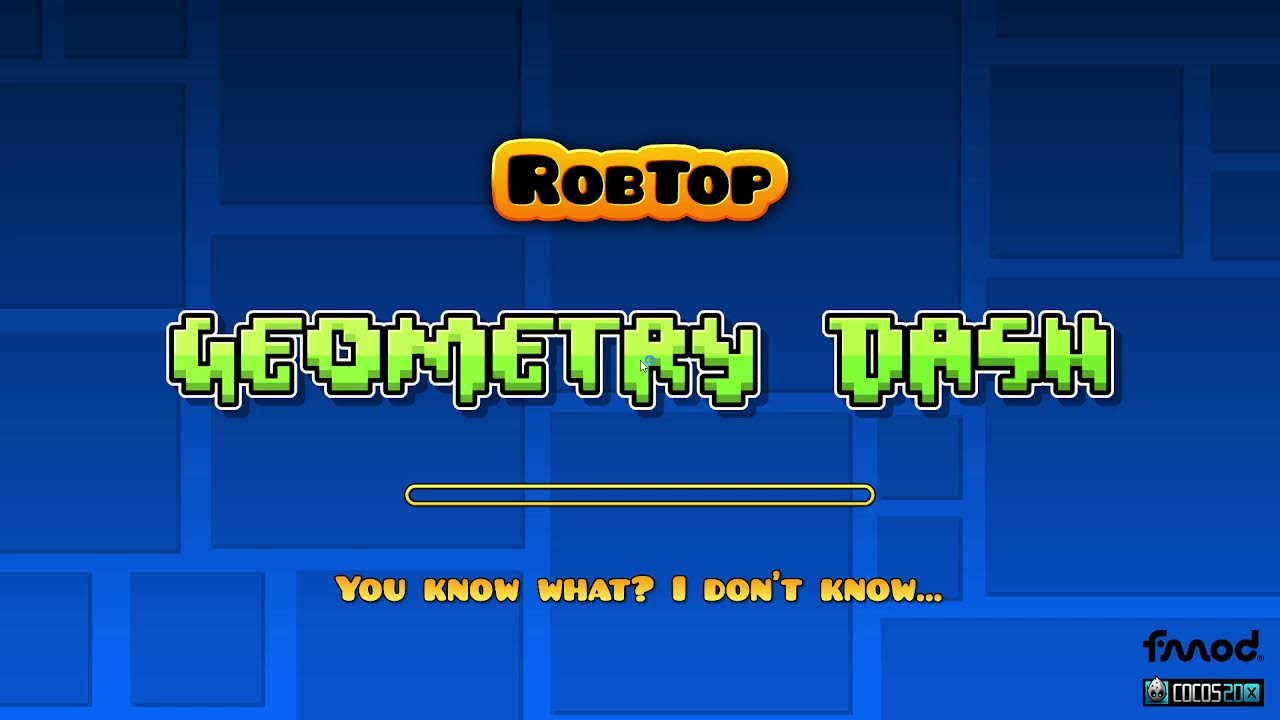 Playing geometry dash (fun)