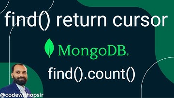 3. MongoDB Cursor | find() and findOne() | count() function | diff in find and findOne in Hindi