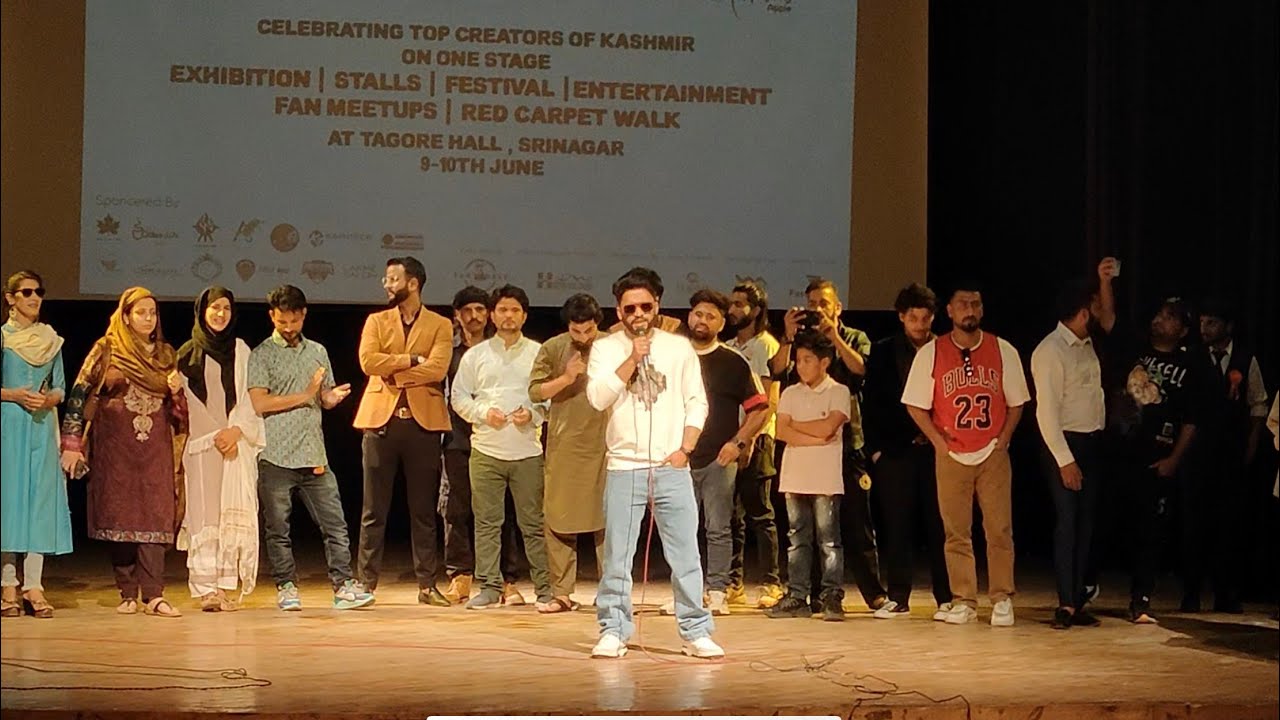 Kashmir Youtube Festival 😍 || My Live Performance