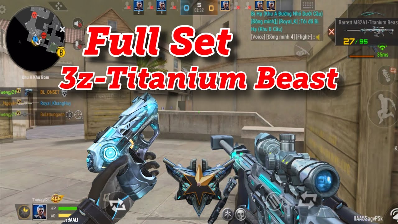 CF Legends | Полный комплект 3z-Titanium Beast + COP357 — идеальное сочетание для снайперов | Tuo...