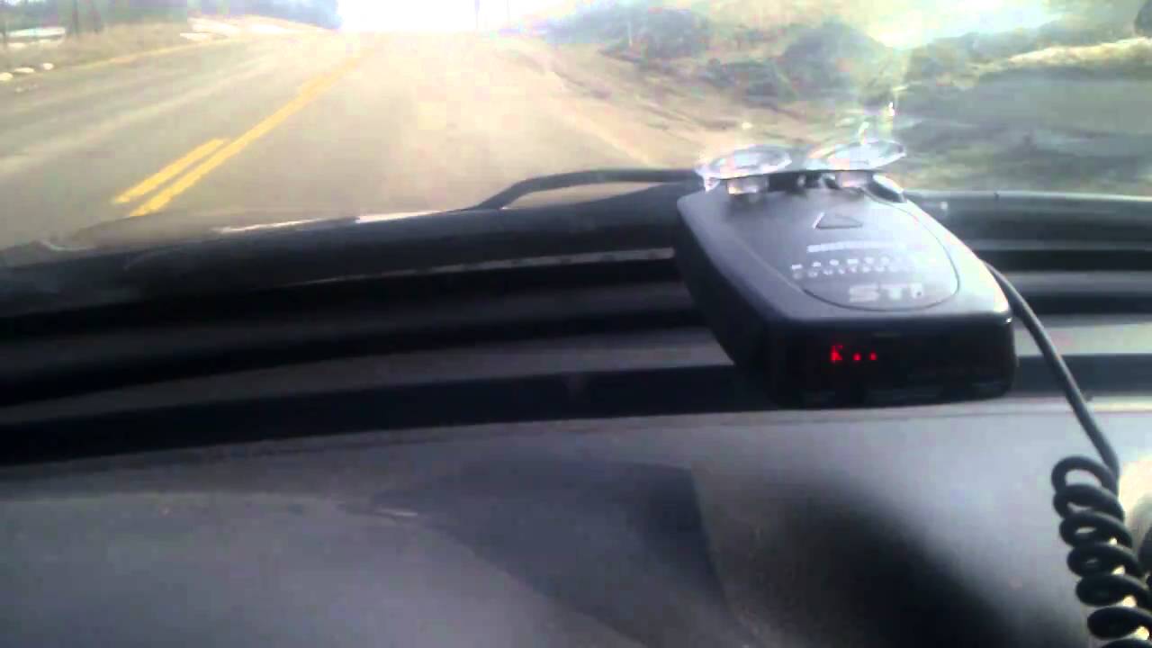 Beltronics STI Radar Detector Demonstration in a Mustang