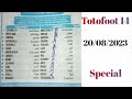 Totofoot 14 Concours Special N 531 توقعات طوطوفوت 20 08 2023 Totofoot 14 Concours Special N 531 توقعات طوطوفوت 20 08 2023