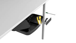 Under Desk Drawer With MousePad| Under Desk Swivel Drawer| Under Desk stationary Drawer