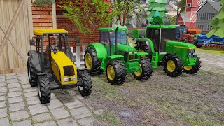 Tractor on Contract, Working in the Forest with a Neighbor and Building a Special Windmill screenshot 4