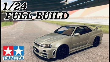 FULL BUILD 製作記 TAMIYA 1/24 NISMO R34 GT-R Z-tune　タミヤ 1/24スケール ニスモ R34 GT-R Z-tune