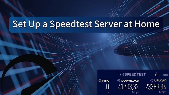 How to Create a Public Ookla Speedtest Server at Home