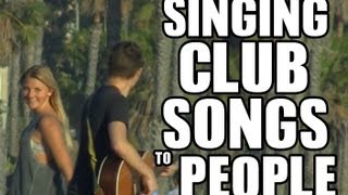 Public Prank - Singing Club Songs To People