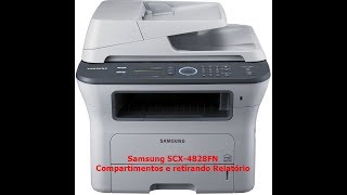 Видео Samsung SCX 4828FN Compartimentos e retirando Relatório (автор: CLV CASCAVEL)